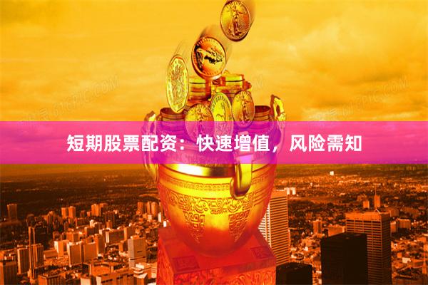 短期股票配资：快速增值，风险需知