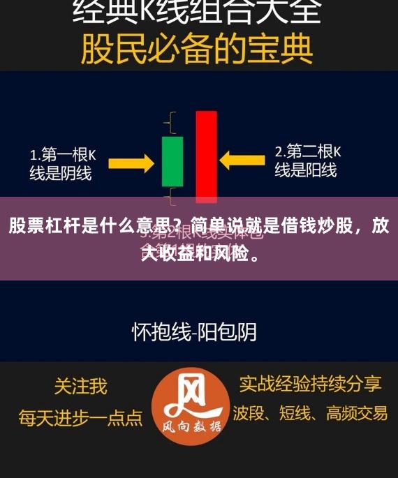 股票杠杆是什么意思？简单说就是借钱炒股，放大收益和风险。